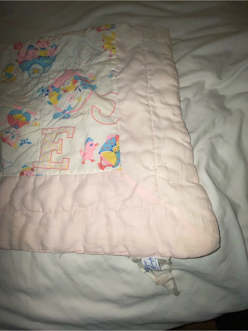 Vintage baby blanket one size